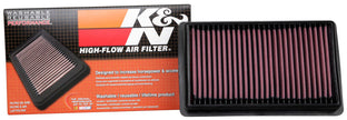 K&N Engineering 33-5106 High-Flow Reusable Air Filter for Jeep Wrangler and Gladiator 3.0L V6 Diesel