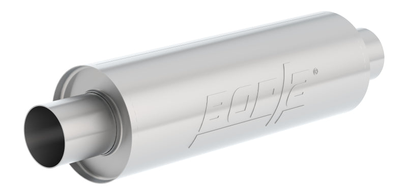 Borla XR-1 Racing Sportsman Muffler 2.5-inch Inlet/Outlet, 5-inch Round x 15-inch Length, Made in USA