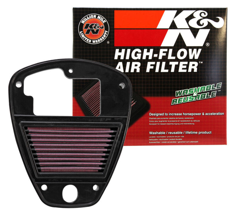 K&N Engineering Part KA-9006 High-Flow Air Filter for Kawasaki Vulcan 900 Classic and Custom Models