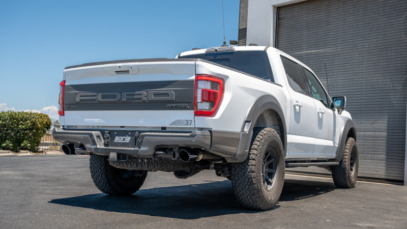 Borla 21-23 Ford Raptor 3-inch Tail Pipe Kit with Black Chrome Tips - Part Number 60727BC