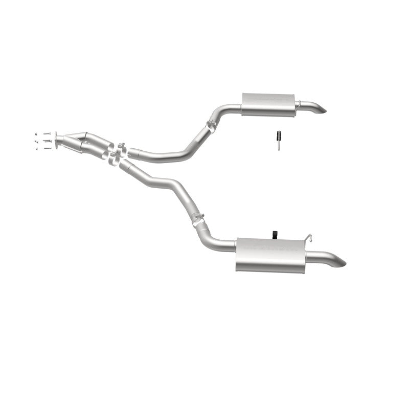 MagnaFlow 75-79 Chevrolet Corvette V8 5.7L Dual Split Rear Exit Stainless Cat-Back Performance Exhaust System