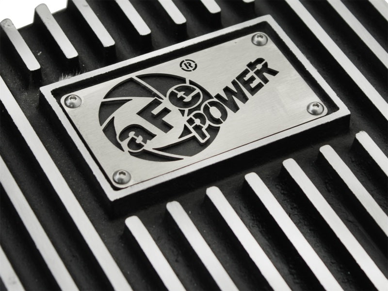 aFe Power Pro Series Transmission Pan for Ford F-150 (09-20) with Machined Fins and Magnetic Drain Plug