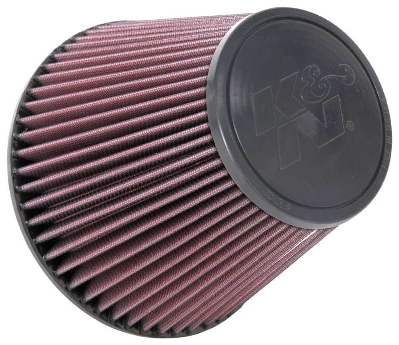 K&N Universal Clamp-On Air Filter – 6-Inch Flange, 7-1/2-Inch Base, 4-1/2-Inch Top, 6-Inch Height