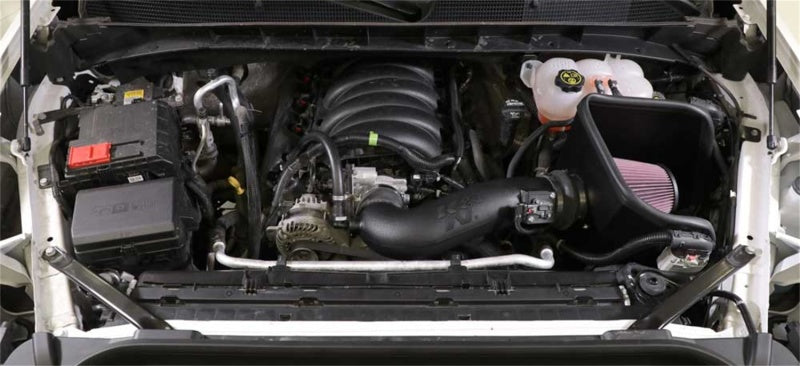 K&N Engineering 63-3110 AirCharger Performance Intake System for 2019 Chevrolet Silverado 1500 and GMC Sierra 1500 with 5.3L / 6.2L V8 engines