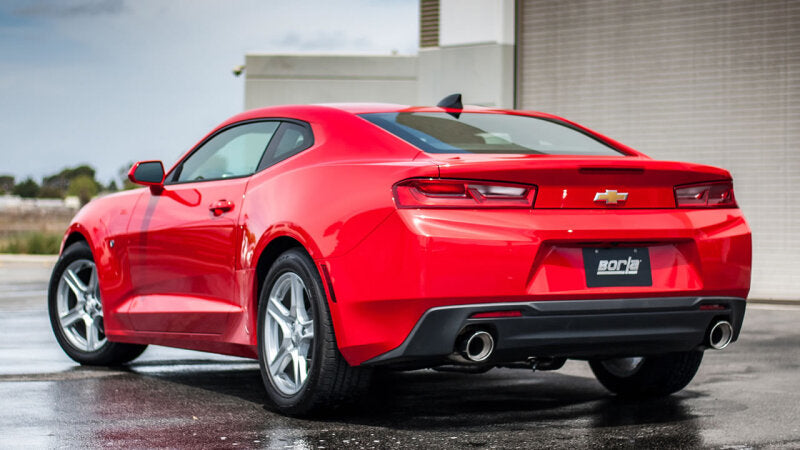 Borla ATAK Axle-Back Exhaust System for Chevrolet Camaro 2016-2023 3.6L V6 with Single Tips
