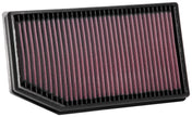 K&N Engineering 33-5076 High-Flow Drop-In Air Filter for 2018-2019 Jeep Wrangler JL 2.0L/3.6L