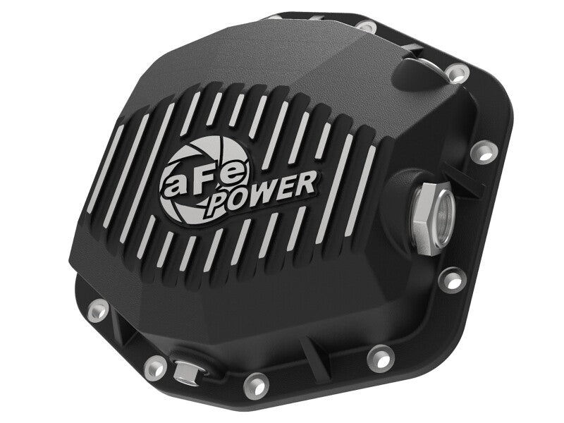 aFe Power 46-71290B Street Series Rear Differential Cover for Ford Bronco 2021-2022 with Dana M220 Axle - Black with Machined Fins