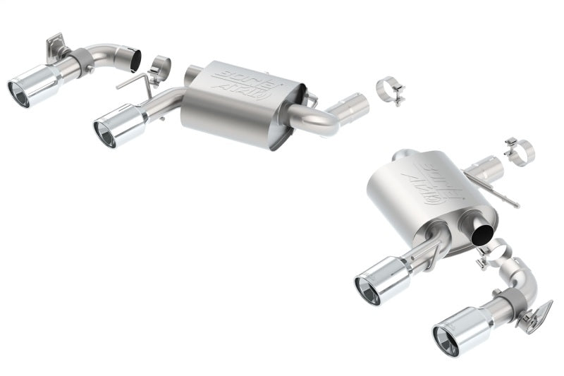 Borla ATAK Axle-Back Exhaust System for 2016-2024 Chevrolet Camaro SS & LT1 6.2L V8 with Dual NPP Valves