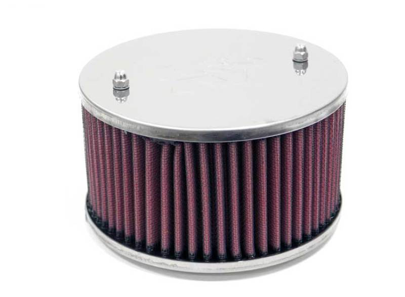 K&N Engineering Universal Custom Air Filter – Round 1.625 Inch Flange, 1.625 Inch ID, 2.75 Inch Overall Height