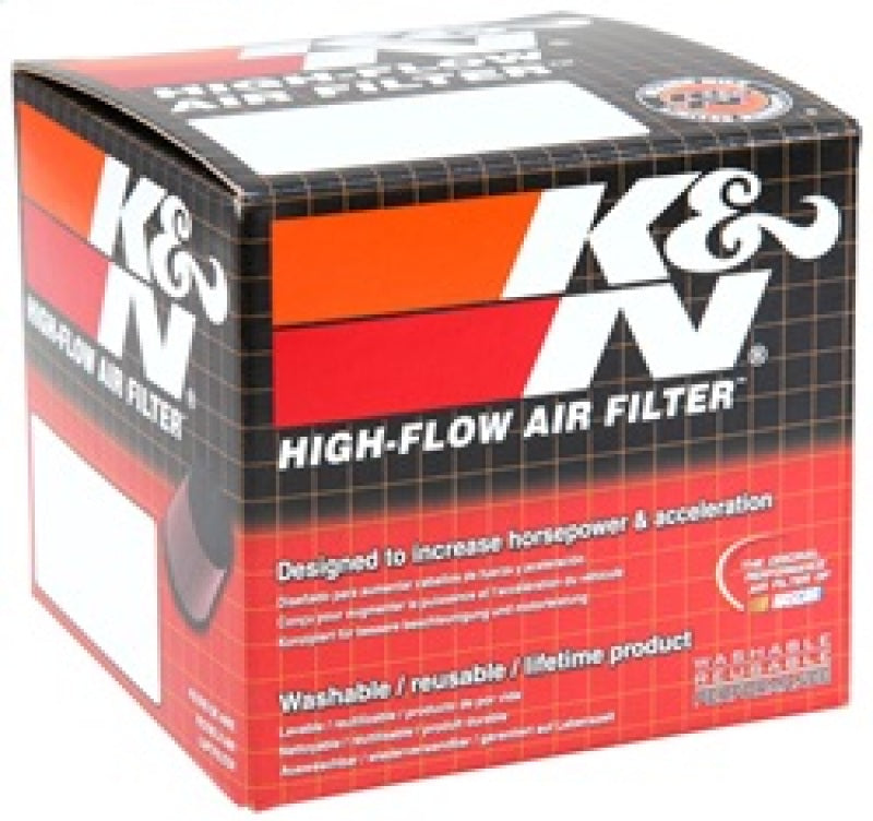 K&N Engineering Universal Rubber Air Filter with 2-Inch Flange – Part Number RU-2580
