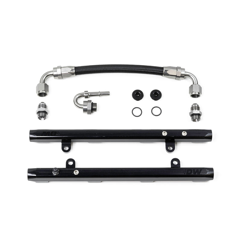 DeatschWerks 7-301-OE Coyote 5.0 Fuel Rails with Crossover for Ford Mustang V8 2011-2017 and F-150 V8 2011-2017