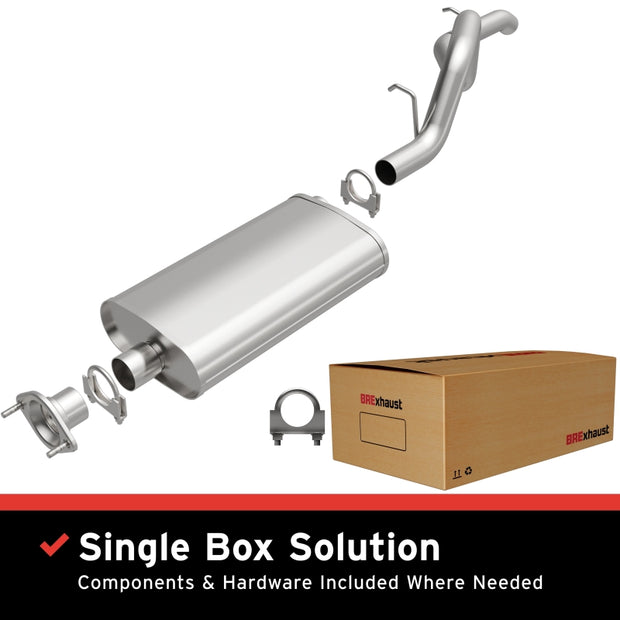 MagnaFlow BRE Exhaust Kit 97-06 Jeep Wrangler - Direct-Fit Replacement Exhaust System
