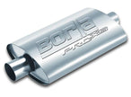 Borla Pro-XS Universal Oval Muffler with 2.25 Inch Offset Inlet and Outlet, Part #400489