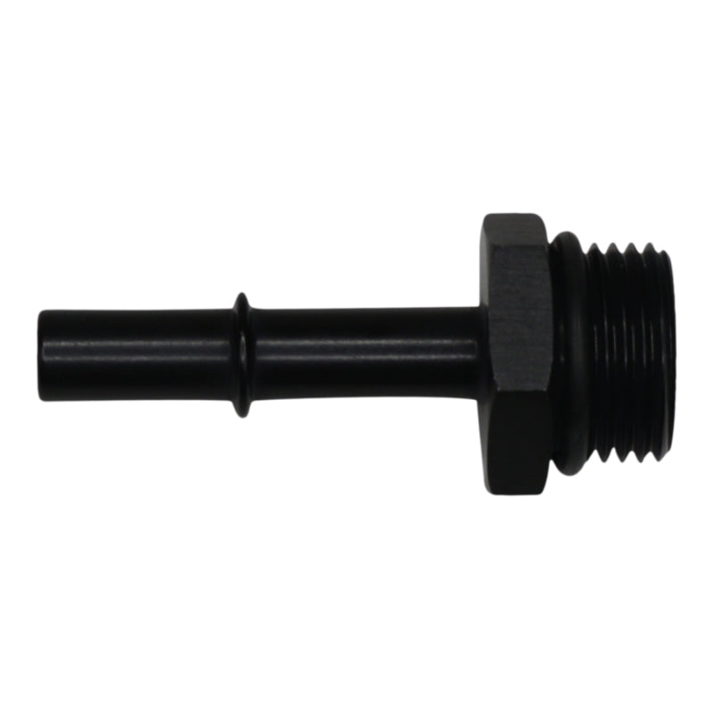 DeatschWerks 10AN ORB Male to 3/8 Inch Male EFI Quick Connect Adapter - Anodized Matte Black