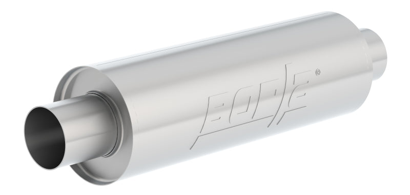 Borla XR-1 Racing Sportsman Muffler 2.5-inch Inlet/Outlet, 5-inch Round x 15-inch Length, Made in USA