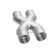 MagnaFlow Performance Exhaust X-Pipe 10791 - 2.50 Inch Stainless Steel for Custom Exhaust Systems