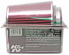 K&N Engineering Universal Air Filter Chrome Round Tapered - 4 Inch Flange ID, 1.125 Inch Flange Length, 5.5 Inch Height