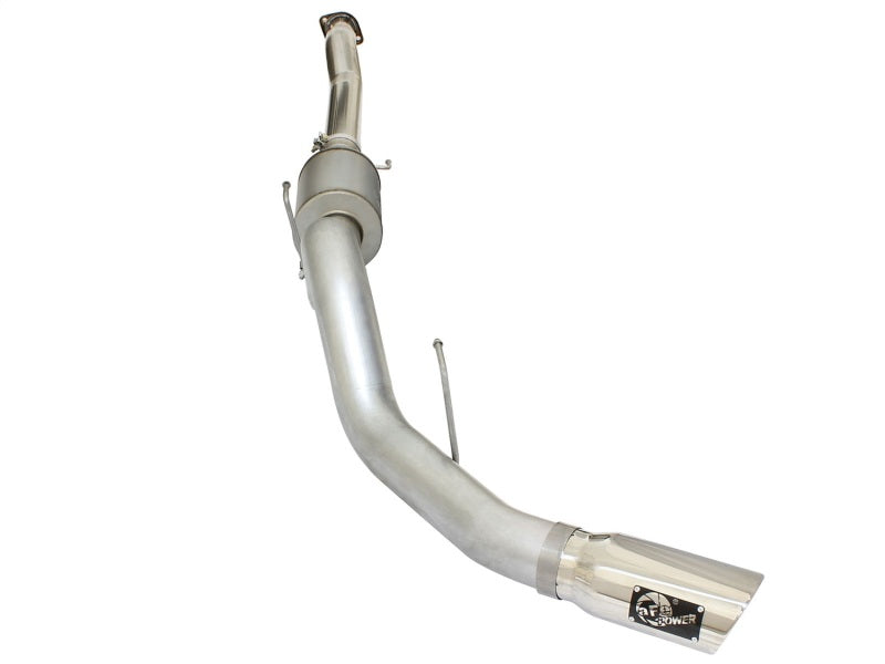 aFe Atlas 4-Inch Mandrel-Bent Steel Cat-Back Exhaust System with Polished Tip for Ford F-150 (2015-2017) V6 2.7L/3.5L