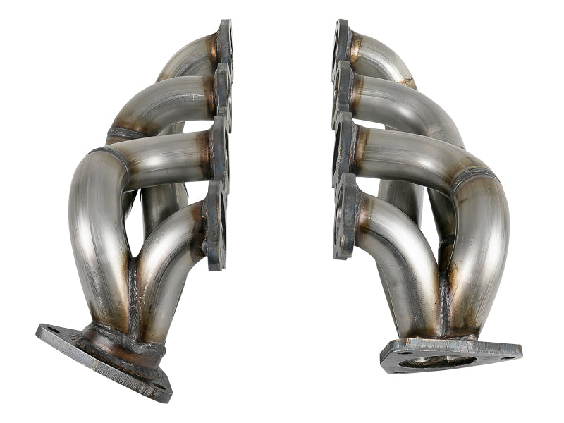aFe Twisted Steel 1-3/4 inch 304 Stainless Steel Short Tube Header for 2019 GM Silverado and Sierra 1500 V8-5.3L/6.2L