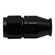 DeatschWerks 8AN Female Swivel Straight Hose End PTFE - Anodized Matte Black, Part No. 6-02-0854-B