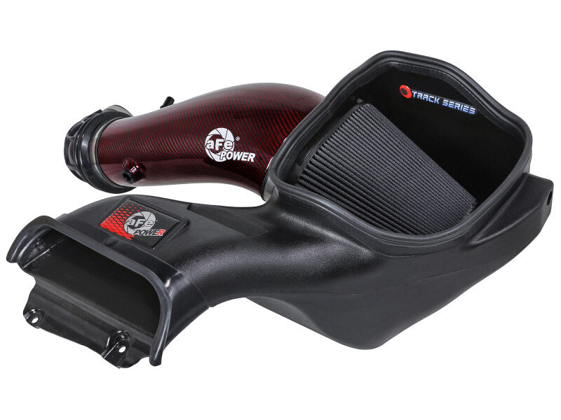 aFe Power 57-10030KR Track Series Red Kevlar and Carbon Fiber Intake System for Ford F-150 Raptor R (2023-2025)