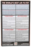 K&N Engineering Universal Clamp-On Air Filter with 2-7/16 Inch Flange – Model RC-3680