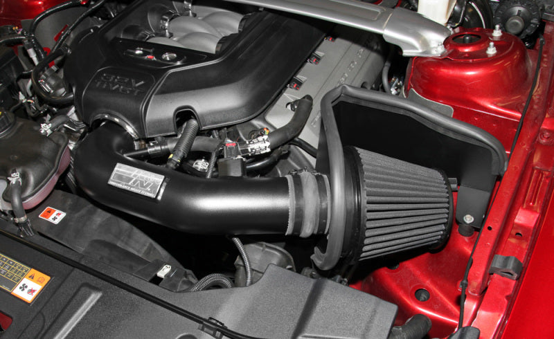 K&N Engineering 71-3527 Black Performance Cold Air Intake Kit for Ford Mustang GT 5.0L V8 (2011-2014)