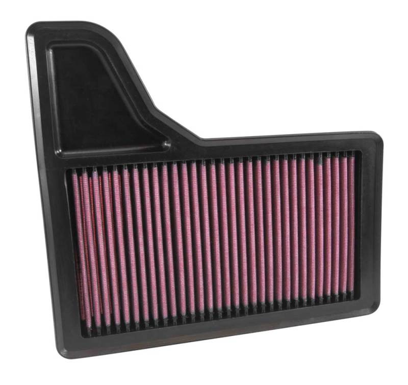 K&N Replacement Panel Air Filter for 2015-2016 Ford Mustang 2.3L L4, 3.7L V6, 5.0L V8