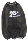 K&N Engineering RC-3690DK Black Drycharger Air Filter Wrap for Round Tapered Filters