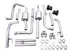 AWE Tuning 4th Gen GM 1500 6.2L 0FG Cat-Back Split Rear Exit Exhaust with Quad Diamond Black Tips