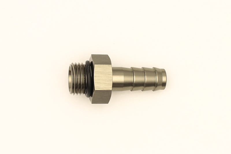 DeatschWerks 6AN ORB Male to 3/8 Inch Male Triple Barb Fitting with O-Ring
