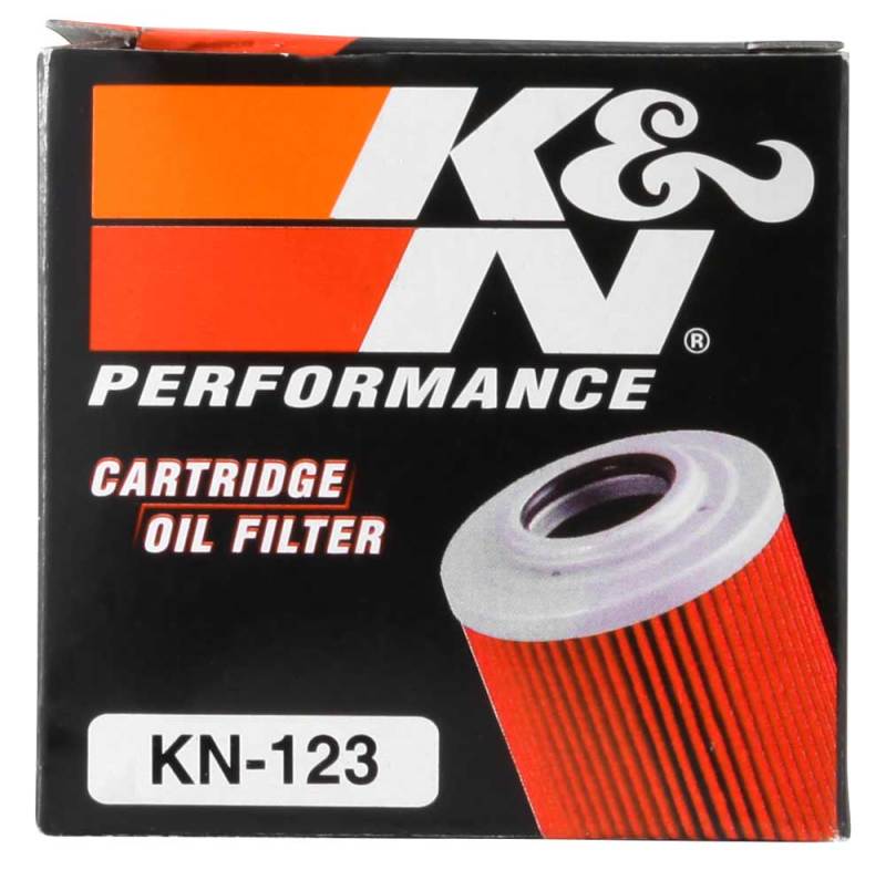 K&N Engineering Kawasaki 2.156-inch OD x 2.219-inch H Powersports Cartridge Oil Filter – Part Number KN-123