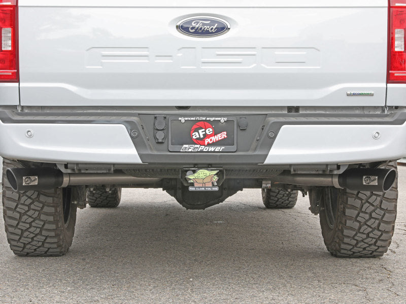 aFe Gemini XV 3-Inch Stainless Steel Cat-Back Exhaust System with Cut-Out for Ford F-150 (2021-2022) – V6 and V8 Models