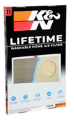 K&N HVAC Filter - 16 x 25 x 1, Reusable Synthetic Pleated Air Filter with MERV 11 Rating