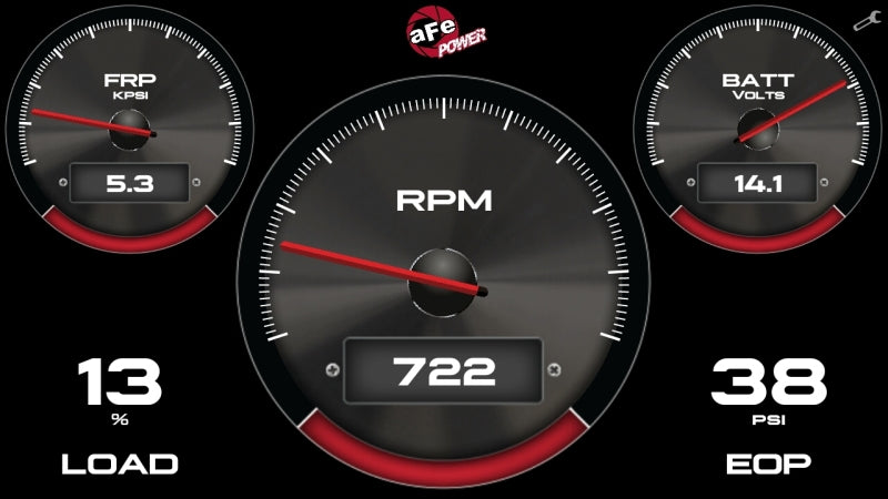 aFe AGD Advanced Digital Gauge Display Monitor for Dodge, RAM, Ford, and GM Diesel Trucks 2008-2023 Part #77-91001