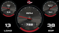 aFe AGD Advanced Digital Gauge Display Monitor for Dodge, RAM, Ford, and GM Diesel Trucks 2008-2023 Part #77-91001