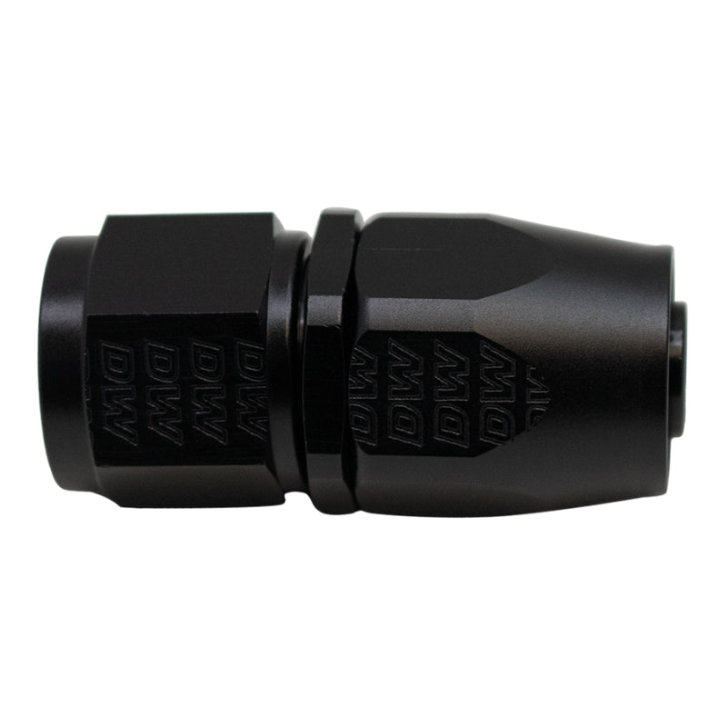 DeatschWerks 10AN Female Swivel Straight Hose End CPE in Matte Black