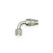 DeatschWerks 8AN Female Swivel 90-Degree Hose End PTFE with Olive Insert, Titanium Anodized - Part #6-02-0856