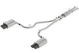 Borla ATAK Cat-Back Exhaust System for 2020-2023 Ford Explorer ST and Lincoln Aviator with Black Chrome Tips