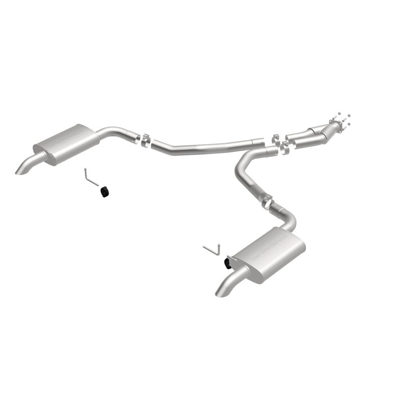 MagnaFlow 75-79 Chevrolet Corvette V8 5.7L Dual Split Rear Exit Stainless Cat-Back Performance Exhaust System