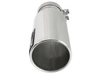 aFe Power SATURN 4S 4-inch Stainless Steel Intercooled Exhaust Tip - Polished 4-inch Inlet x 5-inch Outlet x 12-inch Length