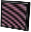 K&N Engineering Part 33-2457 High-Flow Reusable Air Filter for Jeep Grand Cherokee and Dodge Durango