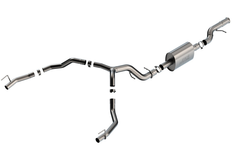Borla S-Type Cat-Back Exhaust System for 2021-2023 Cadillac Escalade 6.2L V8 2/4WD