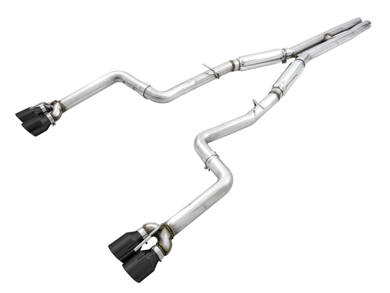 AWE Tuning 2015+ Dodge Challenger Track Edition Exhaust with Quad Diamond Black Tips