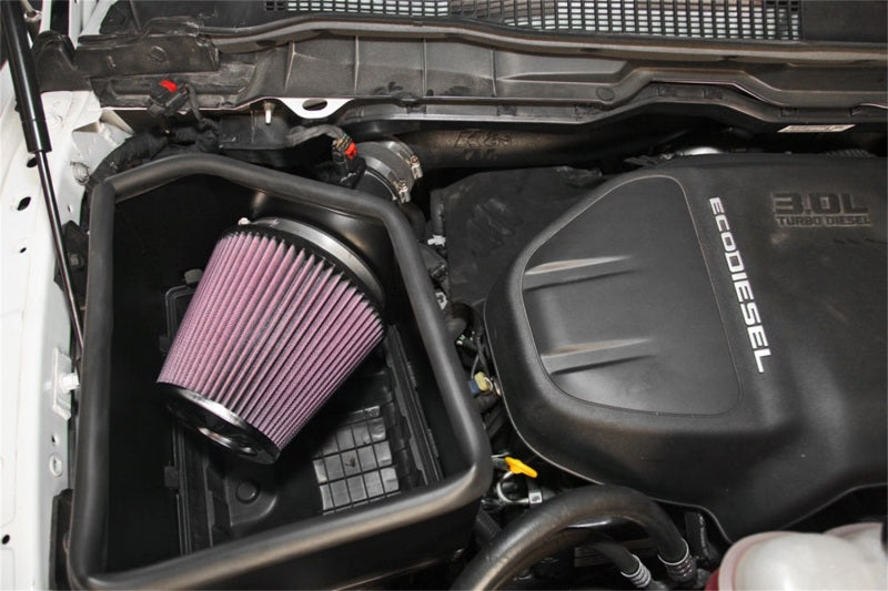 K&N Engineering 57-1571 High-Flow Cold Air Intake Kit for 2014-2015 Ram 1500 with 3.0L V6 Diesel