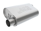 Borla CrateMuffler SBC 283/327/350 2.25 Inch Offset In/Out - S-Type Exhaust for Small Block Chevrolet V8