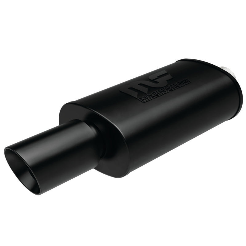 MagnaFlow Performance Exhaust Muffler 14868 with Black Coated Finish and Welded Tip