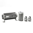 DeatschWerks Stainless Steel 10AN Inline Fuel Filter Housing Kit (110mm) - 10 Micron