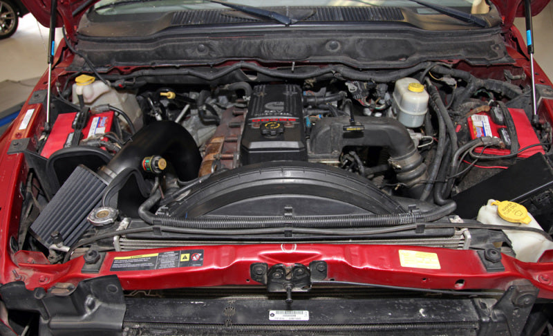 K&N Engineering 71-1532 Black Performance Cold Air Intake Kit for Dodge Ram 2500 and 3500 (2006-2007 5.9L Diesel)