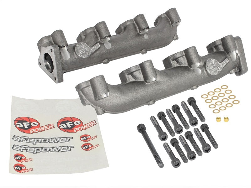 aFe Power BladeRunner Ported Ductile Iron Exhaust Manifold for GM Diesel Trucks V8-6.6L (2001-2016)